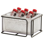 Thumbnail image #1 for Cal-Mil Logan 25206-1012-13 Rectangular Wire Ice Housing, 13.25" x 11" x 7.25"H, Black