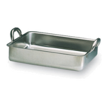 Thumbnail image #1 for Matfer Bourgeat 713560 Roast Pan, 25-7/8 qt, 18/10 Stainless Steel, 24-3/4"L x 20-1/8"W x 4-7/8"H, Without Cover