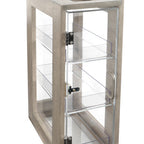 Thumbnail image #1 for Cal-Mil Aspen 1204-110 Bread Display Case, 3-Tier/Drawer, Gray-Washed Pine Frame, Clear Acrylic, 13 x 8 x 20-1/2 in.