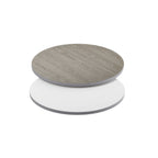 Thumbnail image #1 for Flash Furniture XU-RD-30-WHGY-GG 30-Inch Round Reversible Laminate Table Top, White/Gray