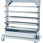 Thumbnail image #1 for Rotisol USA RACK10 975 Rotisserie Spit Rack, 10-Spit, Stainless Steel, No Cover, 29-5/8" W