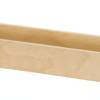 Thumbnail image #1 for Cal-Mil Logan 23106-2063-93 Rectangular Wood Bakery Display Tray, 20" x 6" x 3"H, Natural