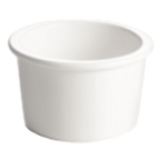 Thumbnail image #1 for TableCraft Products CW1665LG 1 qt Lime Green Coated Cast Aluminum Condiment Crock, 4-3/4" Diameter x 5", Cold Holding Only