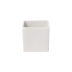 Thumbnail image #1 for Vertex China Argyle ARG-120 3 oz Square Porcelain Sauce Dish Case of 3 Dozen