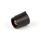 Thumbnail image #1 for AllPoints Foodservice Parts & Supplies 221655 Speed Control Indicator Knob, Black with White Line, 3/16 in Hole