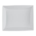 Thumbnail image #1 for Steelite International Royal Porcelain, Vortex 61105ST0513 Rectangular Porcelain Dish, Embossed Rim, 22.63 oz, 7.875 x 6.5 x 2.63 in Case of 3 Dozen