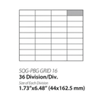 Thumbnail image #1 for Empire Bakery Equipment SQG-PBG GRID 16 36-Division Dough Divider Grid, 1.73 x 6.48 in, for SQG/SRG Hydraulic Dividers