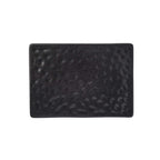 Thumbnail image #1 for Reserve by Libbey - Ignea 114032 Rectangular Porcelain Platter, 9-1/4" x 6-3/8" x 3/4"H, Dark Glaze
