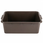 Thumbnail image #1 for Libertyware BT7BR Bus Tub, 21-1/2"W x 15-1/2"D x 7"H, One Compartment, Stackable, Brown Case of 6