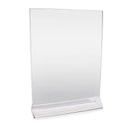 Thumbnail image #1 for New Star Foodservice Inc. 23022 Table Number Card Holder, 8 x 11 in, Clear Acrylic Case of 36 Dozen