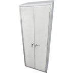 Thumbnail image #1 for IMC/Teddy SC-1830HS Stainless Steel Storage Cabinet, 18"D x 30"W x 84"H, 2 Solid Hinged Doors, 5 Adjustable Shelves