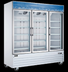 Thumbnail image #5 for Omcan 53 Cu. Ft. Three-Section Reach-In Glass Door Merchandiser Refrigerator