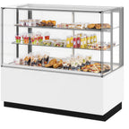 Thumbnail image #1 for Fri-Jado USA MCC 60-3 C FS UF 3-Section White Glass Door Merchandiser, Self-Contained Bottom-Mount Refrigeration