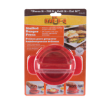 Thumbnail image #1 for Chef Master Mr. Bar-B-Q 40232SBY Round Plastic Stuffed Burger Press Case of 4