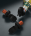 Thumbnail image #2 for American Metalcraft Black Plastic Bottle Stopper, 1-1/4 Inch Diameter x 2-5/8 Inch High, 3-Pack