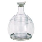 Thumbnail image #1 for G.E.T. Frilich Carafine 3157060 . . Clear Tritan Beverage Tub Set with Carafe, Stainless Steel Lid and Drip Tray