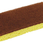 Thumbnail image #3 for Disco, Inc Walnut Pad® WSS20 Walnut/Cellulose Sponge & Scrubber, 6-1/4" x 3-7/16", Scratch-Resistant, Safe on Stainless Steel