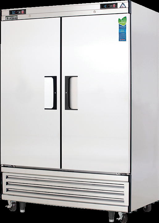 Product image #5 for Everest Refrigeration 2-Section Dual Temperature Reach-In Refrigerator/Freezer Combo, 48 Cu. Ft., Stainless Steel