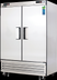 Thumbnail image #5 for Everest Refrigeration 2-Section Dual Temperature Reach-In Refrigerator/Freezer Combo, 48 Cu. Ft., Stainless Steel