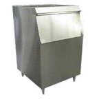 Thumbnail image #1 for MGR Equipment SP-225-SS Ice Bin, 225 lb Capacity, Slope Front, Lift-Up Door, Stainless Steel, 22-1/4" W x 34" D x 32" H