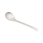 Thumbnail image #1 for Korin Inc TK-605-12 Stainless Steel Plating Spoon, Hammered Texture, 8-1/2"L x 2-1/4"W