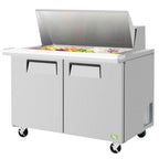 Thumbnail image #1 for Refrigeration X XST-48-18-N Sandwich/Salad Prep Table, 2 Solid Doors, 18-Pan Capacity, 48-1/4"W