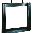 Thumbnail image #1 for Quantum QTF320 Tip-Out Bin Portable Frame, 24"W x 14"H, Black Powder-Coated Steel