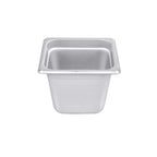 Thumbnail image #1 for CAC China STPS-23-6 Stainless Steel Solid Steam Pan, 1/6 Size, 6" Deep, 23 Gauge Case of 48