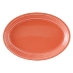 Thumbnail image #1 for Tuxton China Concentrix BNH-1552 Ceramic Oval Coupe Platter, 15-5/8 x 11-1/8 x 1-7/8 in Case of 6
