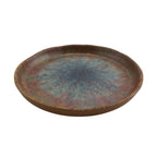 Thumbnail image #1 for G.E.T. cheforward 20009-CAI Round Melamine Plate, 8 in, Clay Azul Iris Case of 12