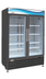 Thumbnail image #5 for Serv-Ware 48 Cu. Ft. Black Two-Door Glass Door Merchandiser Refrigerator