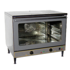 Thumbnail image #1 for Equipex LLC Roller Grill FC-100 Electric Countertop Convection Oven, Single-Deck, 4-Shelf, Stainless Steel