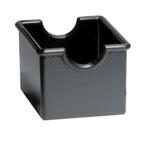 Thumbnail image #1 for TableCraft Products 56B Plastic Sugar Packet Rack, Black, 3-1/4" x 2-1/2" x 2" Case of 24