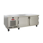 Thumbnail image #1 for Utility Refrigerator PT-CHF-60-2S-2S-N-EM Two-Section Pass-Thru Undercounter Freezer, Narrow Depth, Self-Contained, Stainless Steel