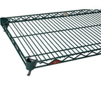 Thumbnail image #1 for AllPoints Foodservice Parts & Supplies Metro 1262100 Wire Shelf, 36"W x 18"D, Green Epoxy-Coated