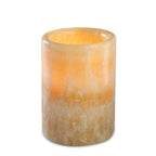 Thumbnail image #1 for Sterno Classic Elegance 80156 Alabaster Candle Lamp, Large Round Cylinder, 4-3/4" H x 3-1/4" Dia.