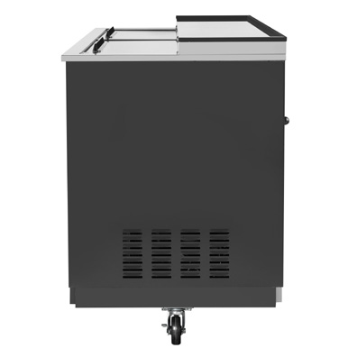Product image #7 for KoolMore 50-Inch Commercial Glass Froster, 14 Cu. Ft., Black Steel Finish, Top Sliding Door
