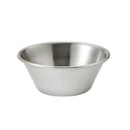 Thumbnail image #1 for Browne USA Foodservice 515057 4 oz Round Stainless Steel Sauce Cup with Rolled Edge Case of 12