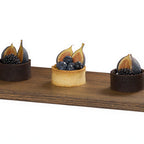Thumbnail image #1 for Cal-Mil Melrose 23180-206-136 Rectangular Display Tray, 20" x 6" x 0.75"H, Compatible with Sydney, Brooklyn & Milo Riser Bases Case of 3
