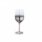 Thumbnail image #1 for Kadra Kitchenware Vikko Decor VD-2301B-S Hand-Blown Ombre Silver Water Glass, 17.5 oz. Case of 24