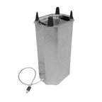 Thumbnail image #1 for Lakeside Manufacturing EASY-GLIDE V6010 Heated Drop-In Dish Dispenser, Single Self-Leveling Tube, Oval Platter, Stainless Steel