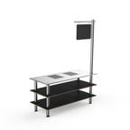 Thumbnail image #1 for Steelite International Mogogo, Modular MGCMLD12MSXF 3-Tier Double-Well Induction Buffet Station, 71 x 29-1/2 x 35"H