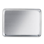 Thumbnail image #1 for New Star Foodservice Inc. 36862 Solid Aluminum Half-Size Bun/Sheet Pan, 13 x 18 in, 18 Gauge Case of 12
