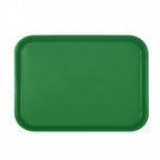 Thumbnail image #1 for Thunder Group PLFFT1014GR Rectangular Fast Food Tray, Polypropylene, Green, 10-1/2" x 13-5/8" Case of 48