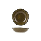 Thumbnail image #1 for Tuxton China Artisan GAJ-060 Free-Form Ceramic Fruit Dish, 5-1/2 oz, 4-3/4"W x 1-1/4"H Case of 2 Dozen