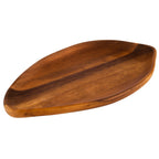 Thumbnail image #1 for Libbey APS Germany - Acacia APS 00791 Acacia Wood Serving Bowl, Shallow, 9-1/4" x 5-1/8" x 3/4"