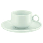 Thumbnail image #1 for Libbey Schonwald, Shiro 9255226 Porcelain Coffee Cup, 8 oz, Stackable, Continental White