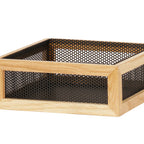 Thumbnail image #1 for Cal-Mil Camden 22905-4-115 Square Reversible Buffet Riser, Black, 12"W x 12"D x 4"H