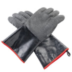 Thumbnail image #1 for TableCraft Products 11735 High Heat Glove, Black with Red Cuff, 13-3/4" x 6" x 2-1/4" Case of 12