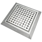Thumbnail image #1 for IMC/Teddy IDFD-SG Indirect Floor Drain, 11-1/2" x 11-1/2", 6-1/2" Deep, Stainless Steel, Subway Grating